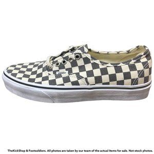 VANS AUTHENTIC WASHED ASPHALT WHITE MEN'S SNEAKERS
